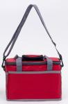 Red 600D Polyester Cooler Bag Single Shoulder Insulated Food Bags