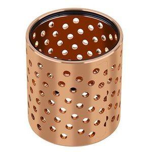 China Grease Oil Hole Wrapped Bronze Bearings CuSn8 DIN 17662 FB092 Heavy Load factory