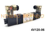 4V120-06 Airtac Type Pneumatic Solenoid Valve 5/2 Way 1/8" 24VDC 220VAC