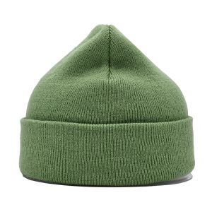 Embroidery Pattern 58CM Knit Beanie Hats With Custom Logo