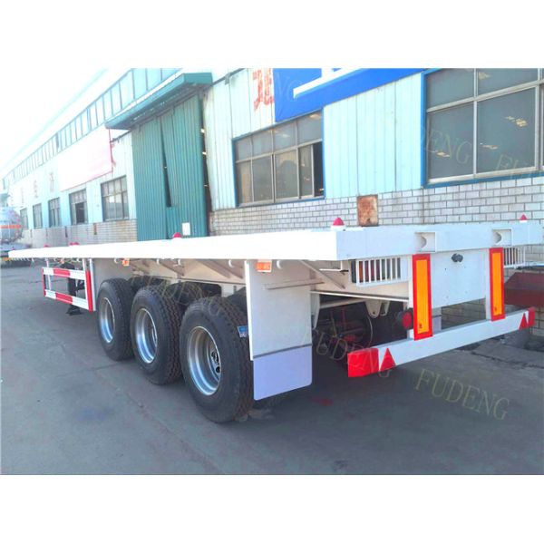 20-40ft used container chassis, 60Tons flatbed container semi trailer