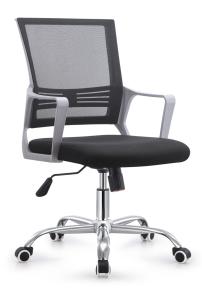 China Commercial Revolving Study Chair , Elegant Computer Task Chair Gas Lift, PU castor swivel factory