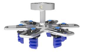China Adaptable 1.2kg Universal Soft Pneumatic Gripper factory