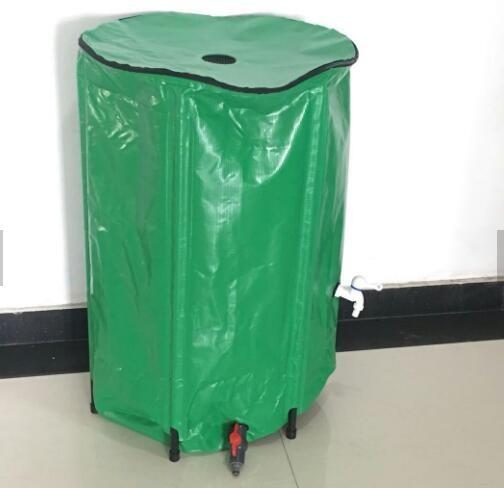 Flexible 100L Collapsible PVC Water Butt Rain Barrel For Garden Rainwater