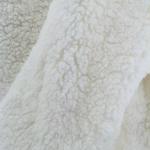 Cozy 100% Polyester Sherpa Fur Fabric for Jacket Lining or Baby Garments Free