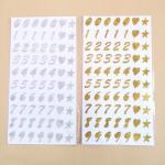 Brand Promotion Glitter Vinyl Stickers Water Gel 3D Hologram Stickers
