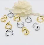 Design decorative accessory zinc alloy double d rings 15 mm for bags