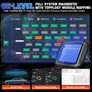 XTOOL D9SPro ECU Coding Program Automotive Diagnostic Tool Key Programming 42+