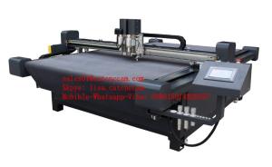 China Custom Cutout Fluteboard Signage Booth Standee CAD Knife Cutting Coneyor Table factory