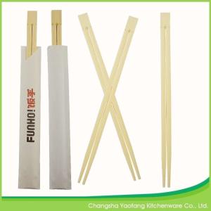 China 240mm Japanese Sushi Chopsticks Bamboo Disposable 5.0mm Thickness factory