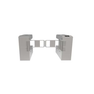 Pedestrian Biometrics Swing Barrier Gate SUS304 Fingerprint RFID Reader
