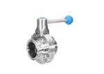 SMS SS304 / SS316L Manual Butterfly Valve