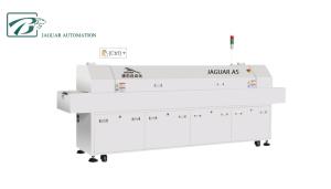 China Lead Free Hot Air Reflow Soldering Machine Up 5 Hot Air Bottom 5 IR Heating Zone factory