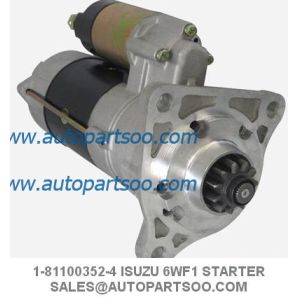 China 1-81100352-4 1-81100-352 - ISUZU CYZ 51K CXZ 81 Starters 6WF1 10PE1 24V 11T 7.1W factory