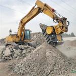 Construction Loader Fine Screening Bucket Limestone Concrete Quarry Stone Jaw