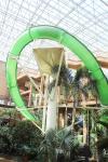 Exciting Aqua LoopBody Slide Aqua Park Fiberglass Water Slides , Platform Height