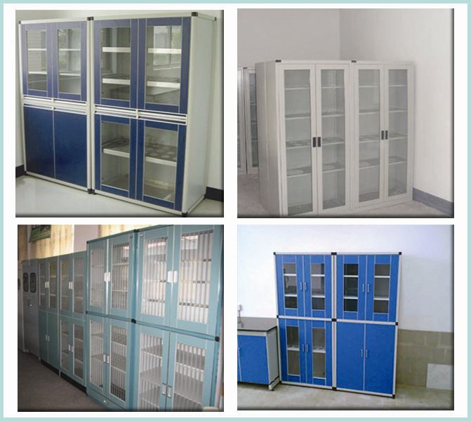 Blue / Grey Lab Storage Cabinets 900 / 1200 * 500 * 1800 Mm SGS Approved