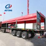 NDRC Announced Enterprise 40 Tons Curtain Semi Trailer with Dual Line Braking