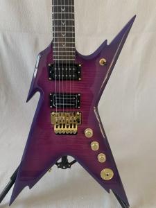 China Custom Dean Dime Razorback DCR Black Tooth Limited Electric Guitar factory