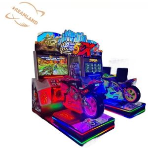 Dreamland double players arcade driving car game machine coin operated