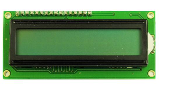 16 Characters X 2 Lines Character LCD Display Module STN Yellow-Green Transflect