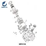 PVK-2B-505 Hydraulic Pump Repair Kits Piston Pump Parts For ZX55 Excavator