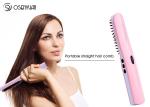 Magic Ceramic Flat Iron Hair Straightener Brush