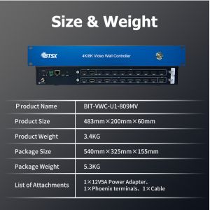 Professional Grade HDMI Matrix Switcher with Gigabit Ethernet Network Interface