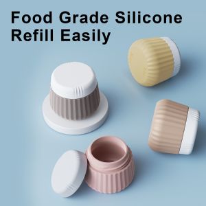 Toiletry Silicone Travel Container Kit Leak Proof 30ml With Screw Lid