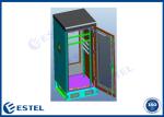 Customized 27U 1500mm Height Outdoor Telecom Enclosure