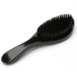 Custom Logo 360 Wave Brush Long Wooden Handle For Men Soft Hard Boar Bristle