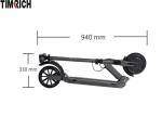 TM-RMW-H09 Foldable 8 Inch Electric Scooter , 45 KM/H Speed Two Wheel Electric