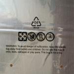 Foil Stamping Surface Finish Heat Sealed Polybag for Aseptic Custom Printed