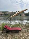 Shade Cantilever Outdoor Garden Parasol Patio Umbrellas Lounge Chair 11 Foot 12