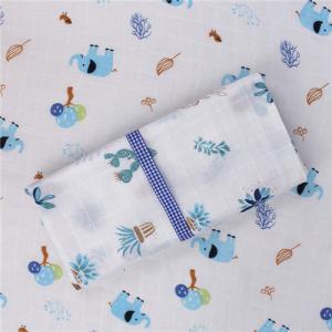China Infants Personalised Muslin Cloth Durable Machine Washable Naturally Smooth factory