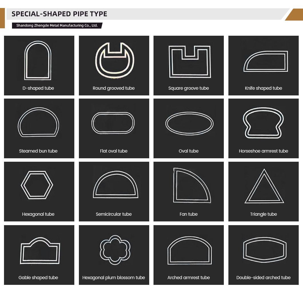Special Shape Tube Pipe Fabrication Factory Custom Special Shaped Section Welded Steel 304 201 316 Triangle Stainless Steel GB