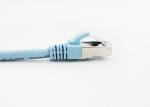 Al Mylar Foil FM PE SFTP Cat7 Cord Double Shielded 600MHz 26AWG