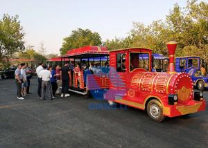 China Theme Park Carnival Train Ride 42 Adults Capacity Electric Train Ride factory