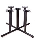 2201 Metal Tube Table Legs Black Wrincle Powder Coating Cast Iron Table Base
