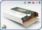 Decorated Cardboard Corrugated Packaging Box Silver Stamping With Tray