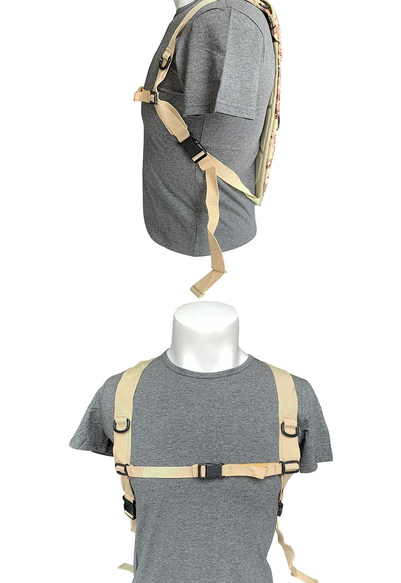 Waterproof Multi-Function Traveling Hiking Bag With Water Bottle And Resilient Fabric