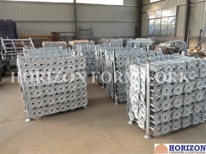 Hollow Pipe Screwed Swivel Base Jack Painted Surface For Scaffolding Systems