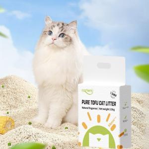 China Multiple Flavors Tofu Litter Easy Scooping OEM All Natural Clumping Cat Litter factory