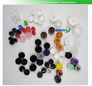 China Flip Top Plastic Screw Caps Diameter 13.5mm ~ 40mm Non Spill For Empty Cosmetic Tubes factory