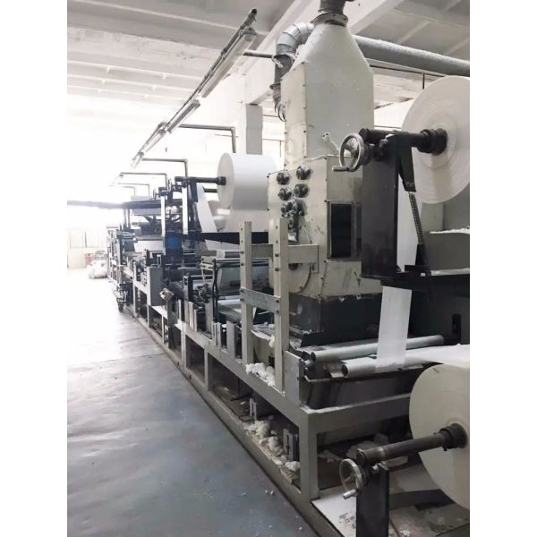 China High Speed Sanitary Napkin Making Machine Full Servo Control factory