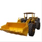 3m3 Heavy Construction Equipment 2 Ton Mini Wheel Underground Loader With 76KW