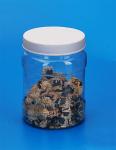 800Ml Plastic Airtight Storage Jars 97 * 127MM Outside Size Round Shape