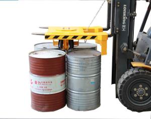 China Forklift Clamp Attachment Lifting 500Kg*4 Drums Once for Port Warehouse factory