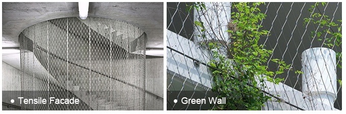304 316 Stainless Steel Rope Safety Wire Mesh