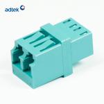 ADTEK LC Fiber Optic Adapter Aqua With Zirconia Sleeve